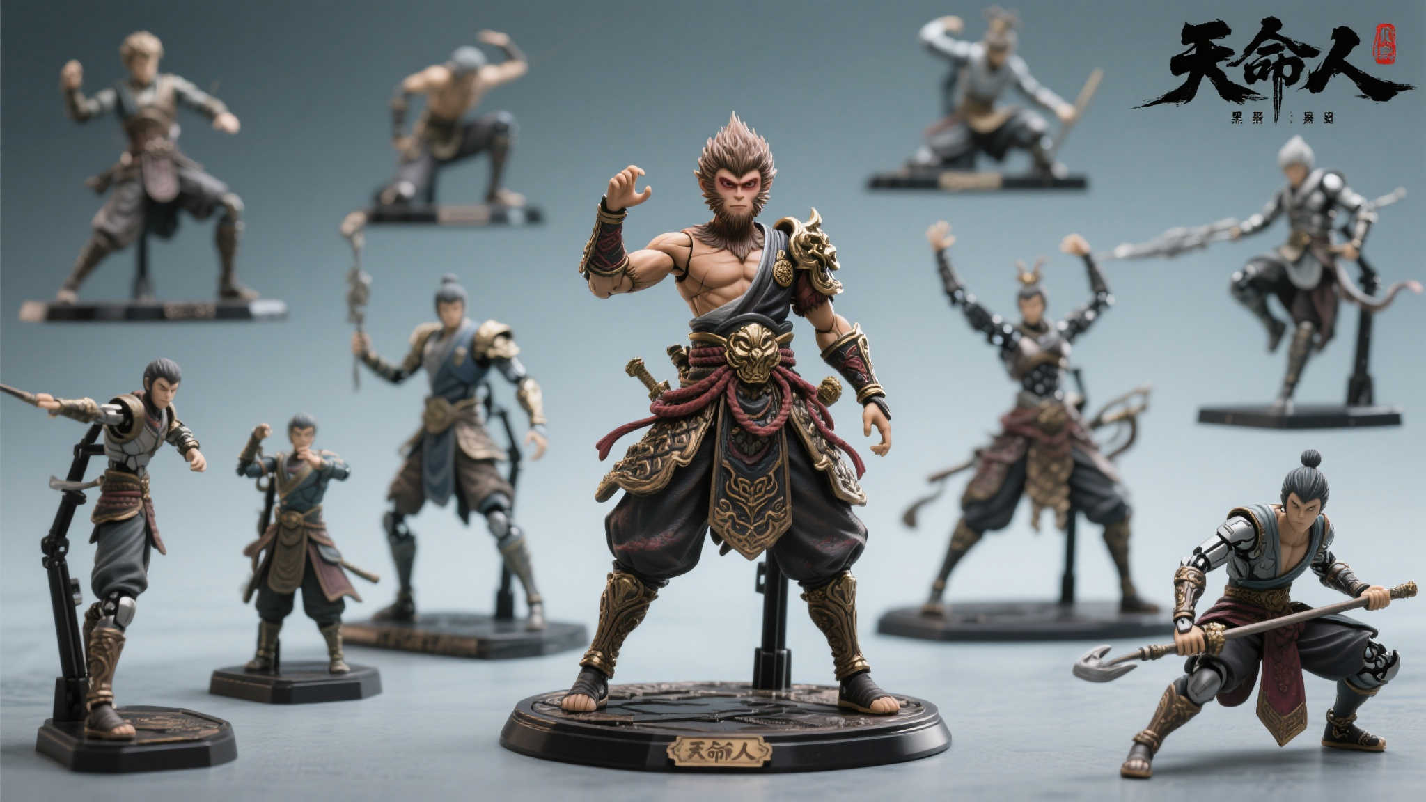 《黑神话》天命人1／12人偶海量官图公布：姿势超多！