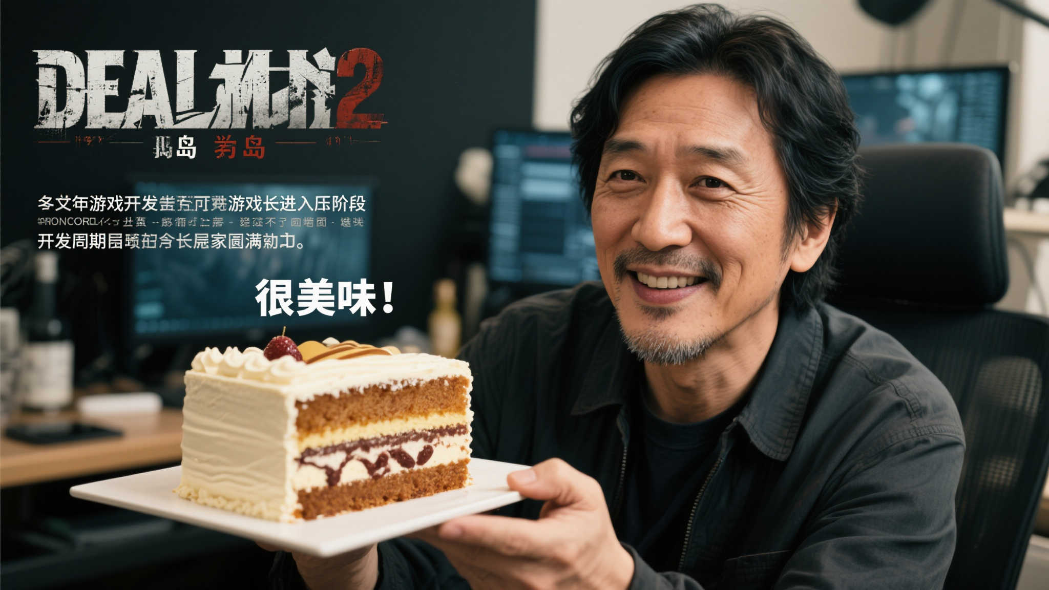 小岛秀夫切蛋糕庆《死亡搁浅2》压盘完成：味道绝赞！