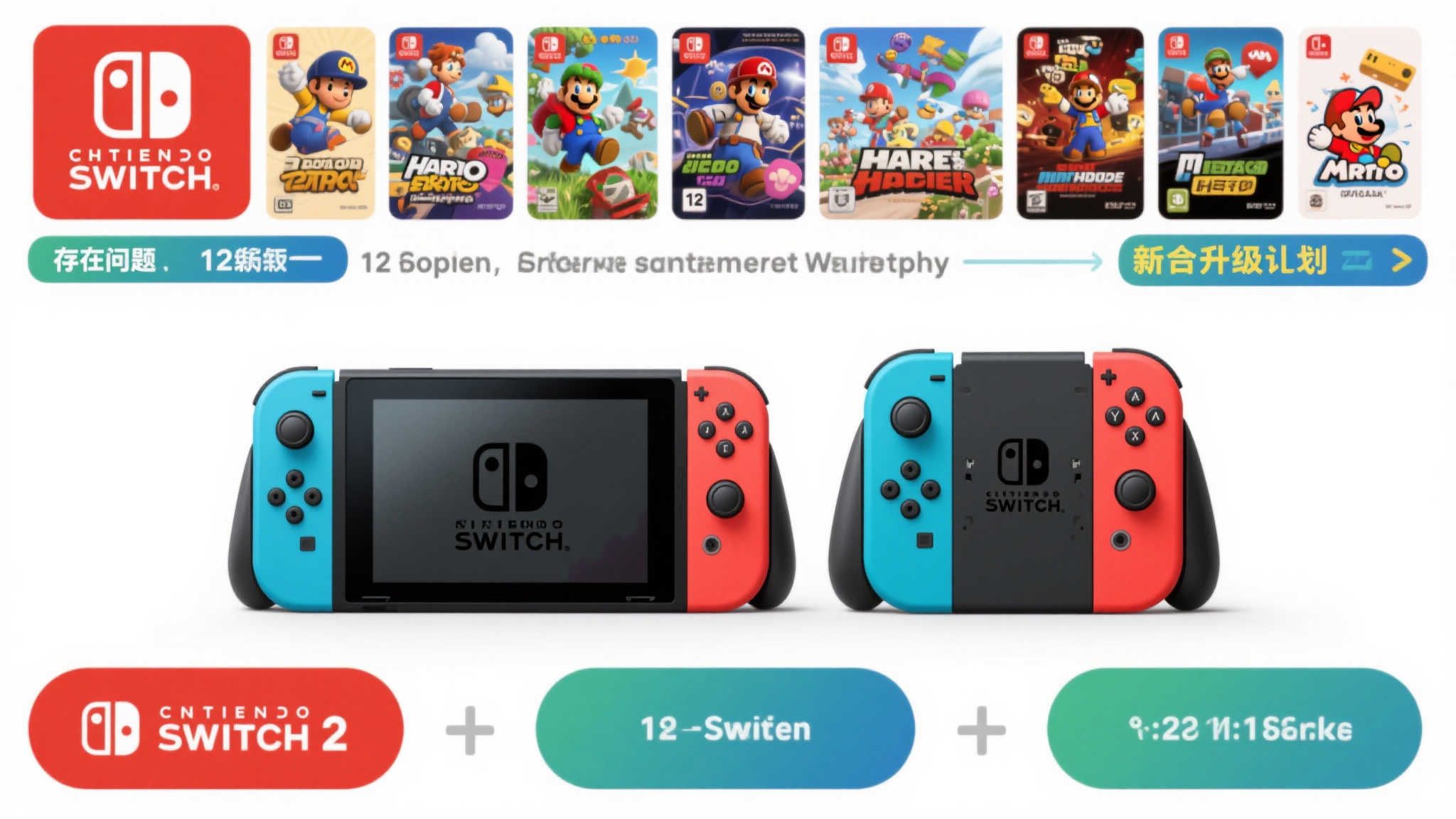 Switch2免费升级12款游戏:包含奥德赛、朱/紫等热门大作! Switch2免费升级12款游戏:包含奥德赛、朱/紫等热门大作!
